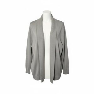 ✨ 89TH & MADISON Platinum Open-Front Cardigan | Size L | NWT ✨